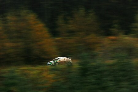 RESOLVEN, WALES - OCTOBER 24:  Matthew Wilson of Great Britain and Stobart VK M-Sport Ford Rally Team drives the Ford Focus RS WRC 08 during stage ten of the Wales Rally GB at Rhondda on October 24, 2009 in Resolven, Wales.  <br /><br /><span class="help">(Photo by Paul Gilham/Getty Images)</span>