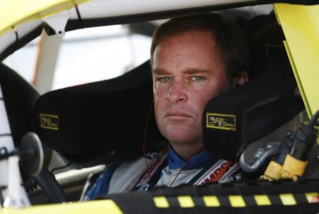 MEMPHIS, TN - OCTOBER 24:   Tony Raines, driver of the #34 Long John Silver's Chevrolet sits in his car on the grid during qualifying for the NASCAR Nationwide series Kroger 'On Track For  Cure' 250 race at the Memphis Motorsports Park on October 24, 2009 in Memphis, Tennessee.  <br /><br /><span class="help">(Photo by John Sommers II/Getty Images)</span>