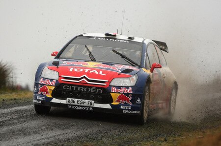 SENNYBRIDGE, WALES - OCTOBER 24:  Sebastien Loeb of France and Citroen in action during stage 9 of the Wales Rally GB 2009 at Halfway on October 24, 2009 in Sennybridge, Wales.  <br /><br /><span class="help">(Photo by Bryn Lennon/Getty Images)</span>