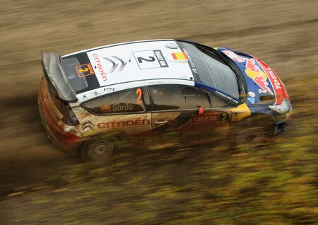 RESOLVEN, WALES - OCTOBER 24:  Dani Sordo of Spain and Citroen Total WRT in action during stage 10 of the Wales Rally GB 2009 at Rhondda on October 24, 2009 in Resolven, Wales.  <br /><br /><span class="help">(Photo by Bryn Lennon/Getty Images)</span>