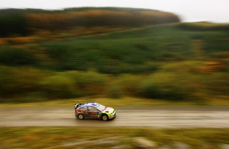 RESOLVEN, WALES - OCTOBER 24:  Mikko Hirvonen of Finalnd and BP Ford Abu Dhabi World Rally Team drives the Ford Focus RS WRC 09 during stage ten of the Wales Rally GB at Rhondda on October 24, 2009 in Resolven, Wales.  <br /><br /><span class="help">(Photo by Paul Gilham/Getty Images)</span>