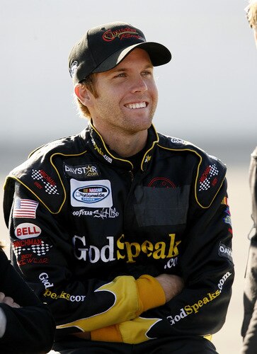 MEMPHIS, TN - OCTOBER 24:  Blake Koch, driver of the #81 Joe Michael/Crusader Staffing Dodge sits on the wall on the grid during qualifying for the NASCAR Nationwide series Kroger 'On Track For Cure' 250 race at the Memphis Motorsports Park on October 24, 2009 in Memphis, Tennessee.  <br /><br /><span class="help">(Photo by John Sommers II/Getty Images)</span>