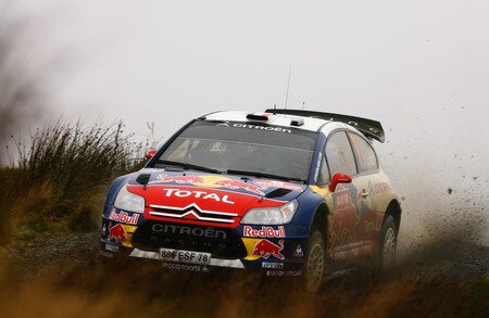 SENNYBRIDGE, WALES - OCTOBER 24:  Sebastien Loeb of France and Citroen Total WRT drives the Citroen C4 WRC during stage nine of the Wales Rally GB at Halfway on October 24, 2009 in Cardiff, Wales.  <br /><br /><span class="help">(Photo by Paul Gilham/Getty Images)</span>