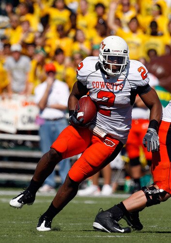 WACO, TX - OCTOBER 24:  Running back Beau Johnson #2 of the Oklahoma State Cowboys runs the ball against the Baylor Bears at Floyd Casey Stadium on October 24, 2009 in Waco, Texas.  <br /><br /><span class="help">(Photo by Ronald Martinez/Getty Images)</span>