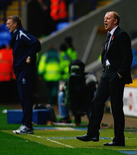BOLTON, ENGLAND - OCTOBER 25:  Manager Gary Megson of Bolton Wanderers reacts during the Barclays Premier League match between Bolton Wanderers and Everton at Reebok Stadium on October 25, 2009 in Bolton, England.  <br /><br /><span class="help">(Photo by Jeff J Mitchell/Getty Images)</span>