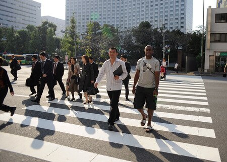 TOKYO - OCTOBER 28:  Sitiveni Sivivatu  walks to catch the tube on a scenic tour around Tokyo following a New Zealand All Blacks training session at Kubota Spears Rugby Field in Chiba on October 28, 2009 in Funabashi, Japan.  <br /><br /><span class="help">(Photo by Ross Land/Getty Images)</span>