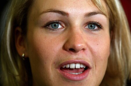 HERZOGENAURACH, GERMANY - OCTOBER 28:  Biathlon athlete Magdalena Neuner looks on after a press conference at the German athlete Winter kit preview at the adidas Brand Center on October 28, 2009 in Herzogenaurach, Germany.  <br /><br /><span class="help">(Photo by Alexander Hassenstein/Bongarts/Getty Images)</span>