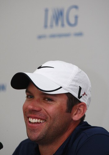 CASARES, SPAIN - OCTOBER 28:  Paul Casey of England listens to questions at a press conference following the Pro-Am round prior to the Volvo World Match Play Championship at Finca Cortesin on October 28, 2009 in Casares, Spain.  <br /><br /><span class="help">(Photo by Richard Heathcote/Getty Images)</span>