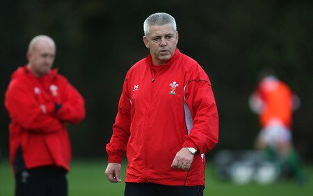 CARDIFF, WALES - OCTOBER 28:  Coach Warren Gatland looks on during Wales training at the Vale Resort on October 28 ,2009 in Cardiff, Wales.  <br /><br /><span class="help">(Photo by Stu Forster/Getty Images)</span>