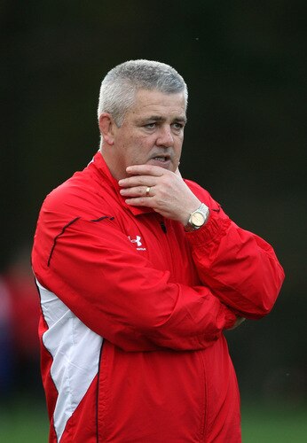 CARDIFF, WALES - OCTOBER 28:  Coach Warren Gatland looks on during Wales training at the Vale Resort on October 28 ,2009 in Cardiff, Wales.  <br /><br /><span class="help">(Photo by Stu Forster/Getty Images)</span>