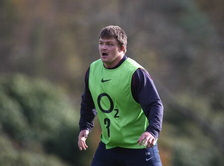 BAGSHOT, ENGLAND - NOVEMBER 04:  David Wilson looks on during the England training session held at Pennyhill Park on November 4, 2009 in Bagshot, England.  <br /><br /><span class="help">(Photo by David Rogers/Getty Images)</span>