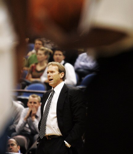 MINNEAPOLIS, MN - OCTOBER 28: Head coach Kurt Rambis of the Minnesota Timberwolves, during the season opener against the New Jersey Nets at the Target Center on October 28, 2009 in Minneapolis, Minnesota. <br /><br /><span class="help">(Photo by Genevieve Ross/Getty Images)</span>