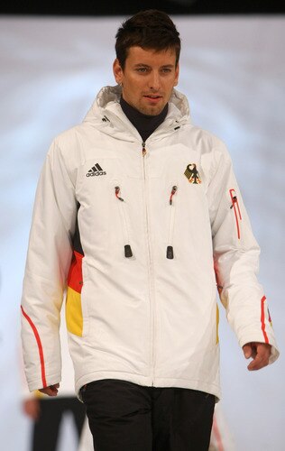 MUNICH, GERMANY - OCTOBER 29:  Nordic combined athlete Bjoern Kircheisen walks on the catwalk during the presentation of the German athletes Winter Olympic kit at the Olympia Event Arena on October 29, 2009 in Munich, Germany.  <br /><br /><span class="help">(Photo by Alexander Hassenstein/Bongarts/Getty Images)</span>