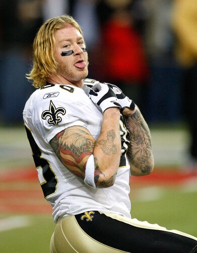 ATLANTA - DECEMBER 13:  Jeremy Shockey #88 of the New Orleans Saints warms up before facing the Atlanta Falcons at Georgia Dome on December 13, 2009 in Atlanta, Georgia.  <br /><br /><span class="help">(Photo by Kevin C. Cox/Getty Images)</span>