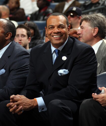 MEMPHIS, TN - FEBRUARY 26: Lionel Hollins head coach of the Memphis Grizzlies smiles during a game against the Charlotte Bobcats on February 26, 2010 at FedExForum in Memphis, Tennessee.  <br /><br /><span class="help">(Photo by Joe Murphy/NBAE via Getty Images)</span>