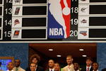 NEW YORK - JUNE 26: Players pose prior to the 2008 NBA Draft at the WaMu Theatre at Madison Square Garden June 26, 2008 in New York City. NOTE TO USER: User expressly acknowledges and agrees that, by downloading and or using this photograph, User is consenting to the terms and conditions of the Getty Images License Agreement.  (Photo by Nick Laham/Getty Images)