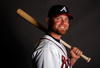 LAKE BUENA VISTA, FL - FEBRUARY 19:  Brian McCann #16 of the Atlanta Braves poses for a photo during Spring Training Photo day on February 19, 2009 at Champions Stadium at Walt Disney World of Sports in Lake Beuna Vista, Florida.  (Photo by Chris Graythen/Getty Images)