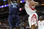 HOUSTON - APRIL 21:  Paul Millsap #24 of the Utah Jazz shoots over Shane Battier #31 of the Houston Rockets in Game Two of the Western Conference Quarterfinals during the 2008 NBA Playoffs at the Toyota Center April 21, 2008 in Houston, Texas.  The Jazz won 90-84.  NOTE TO USER: User expressly acknowledges and agrees that, by downloading and or using this photograph, User is consenting to the terms and conditions of the Getty Images License Agreement.  (Photo by Stephen Dunn/Getty Images)