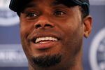 PEORIA, AZ - FEBRUARY 21:  Ken Griffey Jr. speaks with the media regarding his return to the Seattle Mariners during a press conference on February 21, 2009 in Peoria, Arizona.  (Photo by Ronald Martinez/Getty Images)