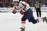 SUNRISE, FL - FEBRUARY 15:Alex Ovechkin #8 of the Washington Capitals shoots against the Florida Panthers on February 15, 2009 at the BankAtlantic Center in Sunrise, Florida. (Photo by Bruce Bennett/Getty Images)