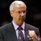 EAST RUTHERFORD, NJ - MARCH 25: Head coach Roy Williams of the University of North Carolina Tar Heels looks on from the sidelines against the Georgetown Hoyas during the NCAA Men's East Regional Final at the Continental Airlines Arena in the Meadowlands on March 25, 2007 in East Rutherford, New Jersey. (Photo by Michael Heiman/Getty Images)