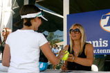 INDIAN WELLS, CA - MARCH 13:  Maria Sharapova signs an autograph during the BNP Paribas Open at the Indian Wells Tennis Garden on March 13, 2009 in Indian Wells, California.  (Photo by Jeff Gross/Getty Images)