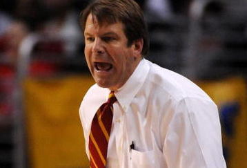 LOS ANGELES, CA - MARCH 14:  Head coach of the USC Trojans, Tim Floyd, watches game action against the Arizona State Sun Devils in the Pacific Life Pac-10 Men's Basketball Tournament Championship Game at the Staples Center on March 14, 2009 in Los Angeles, California.  (Photo by Harry How/Getty Images)