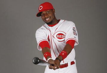 SARASOTA, FL - FEBRUARY 18:  Brandon Phillips #4 of the Cincinnati Reds poses for a photo during Spring Training Photo day on February 18, 2009 at the Cincinnati Reds training facility in Sarasota, Florida.  (Photo by Chris Graythen/Getty Images)