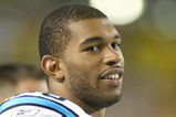 PITTSBURGH, PA - AUGUST 31: Julius Peppers #90 of the Carolina Panthers stands on the sidelines against the Pittsburgh Steelers on August 31, 2006 at Heinz Field in Pittsburgh, PA. (Photo by Rick Stewart/Getty Images)