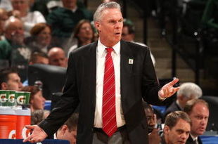 INDIANAPOLIS - MARCH 13: Head coach Bo Ryan of the Wisconsin Badgers reacts against the Ohio State Buckeyes during the second round of the Big Ten Men's Basketball Tournament at Conseco Fieldhouse on March 13, 2009 in Indianapolis, Indiana. (Photo by Jonathan Daniel/Getty Images)