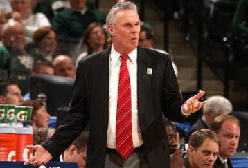 INDIANAPOLIS - MARCH 13:  Head coach Bo Ryan of the Wisconsin Badgers reacts against the Ohio State Buckeyes during the second round of the Big Ten Men's Basketball Tournament at Conseco Fieldhouse on March 13, 2009 in Indianapolis, Indiana.  (Photo by Jonathan Daniel/Getty Images)