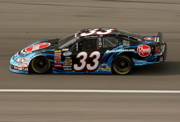 LAS VEGAS - FEBRUARY 28:  Kevin Harvick driver of the #33 Rheem Chevrolet races during the NASCAR Nationwide Series Sam's Town 300 at the Las Vegas Motor Speedway on February 28, 2008 in Las Vegas, Nevada.  (Photo by Stephen Dunn/Getty Images for NASCAR)