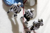 UNIONDALE, NY - FEBRUARY 16:  Sidney Crosby #87,Evgeni Malkin #71 and Jordan Staal #11 of the Pittsburgh Penguins warm up before playing the New York Islanders on February 16, 2009 at Nassau Coliseum in Uniondale, New York.  (Photo by Jim McIsaac/Getty Images)