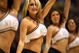 BOISE, ID - MARCH 20:  Cheerleaders for the Florida State Seminoles dance during the game against the Wisconsin Badgers in first round of the NCAA Division I Men's Basketball Tournament at the Taco Bell Arena on March 20, 2009 in Boise, Idaho.  (Photo by Jed Jacobsohn/Getty Images)