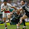 LONDON - MARCH 21:  Chris Paterson of Scotland (R) and Simon Taylor of Scotland tackle Riki Flutey of England during the RBS 6 Nations Championship match between England and Scotland at Twickenham on March 21, 2009 in London, England.  (Photo by Paul Gilham/Getty Images)