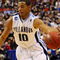PHILADELPHIA - MARCH 21: Corey Fisher #10 of the Villanova Wildcats drives against the UCLA Bruins during the second round of the NCAA Division I Men's Basketball Tournament at the Wachovia Center on March 21, 2009 in Philadelphia, Pennsylvania. (Photo by Jim McIsaac/Getty Images)