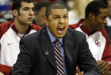 KANSAS CITY, MO - MARCH 19:  Head Coach Jeff Capel of the Oklahoma Sooners yells from the sideline during their game against the Morgan State Golden Bears in the first round of the NCAA Division I Men's Basketball Tournament at the Sprint Center on March 19, 2009 in Kansas City, Missouri.  (Photo by Jamie Squire/Getty Images)