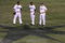 ST PETERSBURG, FL - OCTOBER 19:  Carl Crawford #13,  B.J. Upton #2 and Gabe Gross #26 of the Tampa Bay Rays stand in the outfield in a break from game seven of the American League Championship Series the Boston Red Sox during the 2008 MLB playoffs on October 19, 2008 at Tropicana Field in St Petersburg, Florida. The Rays defeated the Red Sox 3-1 to win the series 4-3.  (Photo by Christian Petersen/Getty Images)