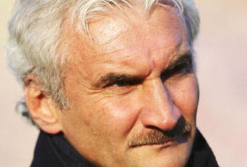 MUNICH, GERMANY - FEBRUARY 5:  A portrait of Rudi Voller prior to the Bundesliga match between FC Bayern Munich and 04 Bayer Leverkusen at The Olympic Stadium on Feburary 5, 2005 in Munich, Germany.  (Photo by Stuart Franklin/Getty Images)