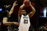 DAYTON, OH - MARCH 22:  Sam Young #23 of the Pittsburgh Panthers handles the ball against the Oklahoma State Cowboys during the second round of the NCAA Division I Men's Basketball Tournament at the University of Dayton Arena on March 22, 2009 in Dayton, Ohio.  (Photo by Andy Lyons/Getty Images)