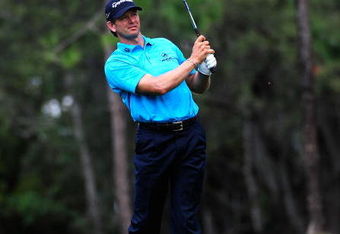 PALM HARBOR, FL - MARCH 21:  Retief Goosen of South Africa hits a shot on the 7th hole during the third round of the Transitions Championship at the Innisbrook Resort and Golf Club on March 21, 2009 in Palm Harbor, Florida.  (Photo by Sam Greenwood/Getty Images)