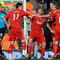 LIVERPOOL, UNITED KINGDOM - MARCH 22: Dirk Kuyt of Liverpool celebrates with his team mates after scoring the opening goal during the Barclays Premier League match between Liverpool and Aston Villa at Anfield on March 22, 2009 in Liverpool, England. (Photo by Shaun Botterill/Getty Images)