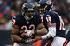 CHICAGO - DECEMBER 07: Kyle Orton #18 of the Chicago Bears hands off to Matt Forte #22 during a game against the Jacksonville Jaguars on December 7, 2008 at Soldier Field in Chicago, Illinois. The Bears defeated the Jaguars 23-10. (Photo by Jonathan Daniel/Getty Images)