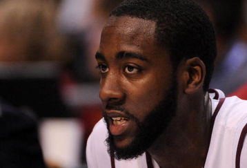 LOS ANGELES, CA - MARCH 14:  Guard James Harden #13 of the Arizona State Sun Devils looks on after losing to the USC Trojans in the Pacific Life Pac-10 Men's Basketball Tournament Championship Game at the Staples Center on March 14, 2009 in Los Angeles, California.  (Photo by Harry How/Getty Images)