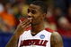 DAYTON, OH - MARCH 22:  Terrence Williams #1 of the Louisville Cardinals reacts after a play late in the game against the Siena Saints during the second round of the NCAA Division I Men's Basketball Tournament at the University of Dayton Arena on March 22, 2009 in Dayton, Ohio.  (Photo by Andy Lyons/Getty Images)