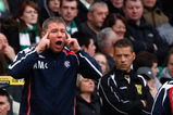 GLASGOW, UNITED KINGDOM - FEBRUARY15:  Ally McCoist of Rangers shouts from the dug out during the Scottish Premier League match between Celtic and Rangers at Celtic Park on February 15, 2009 in Glasgow, Scotland.  (Photo by Jeff J Mitchell/Getty Images)