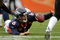 DENVER - OCTOBER 12:  Quarterback Jay Cutler #6 of the Denver Broncos fumbles the ball and turns it over as he scrambles against the Jacksonville Jaguars during NFL action on October 12, 2008 at Invesco Field at Mile High in Denver, Colorado.  (Photo by Doug Pensinger/Getty Images)