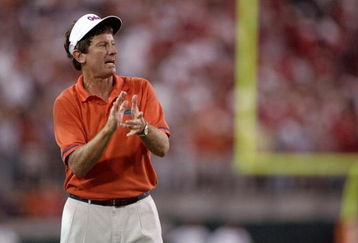 31 Oct 1998: Steve Spurrier Head Coach of the  Florida Gators cheers his team on during a game against  the Georgia Bulldogs at Alltel Stadium in Jacksonville, Florida. Florida defeated Georgia 38-7. Mandatory Credit: Andy Lyons  /Allsport
