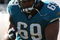 JACKSONVILLE, FL - OCTOBER 26: Khalif Barnes #69 of the Jacksonville Jaguars in a game at Jacksonville Muncipal Stadium on October 26, 2008 in Jacksonville, Florida.  (Photo by Sam Greenwood/Getty Images)