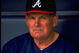 7 APR 1994: ATLANTA BRAVES MANAGER BOBBY COX IN THE DUGOUT DURING THE BRAVES VERSUS SAN DIEGO PADRES GAME AT JACK MURPHY STADIUM IN SAN DIEGO, CALIFORNIA. MANDATORY CREDIT: STEPHEN DUNN/ALLSPORT